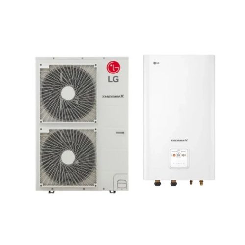 LG Therma V HYROSPLIT Hőszivattyú (R32) (HN1600MC.NK1+HU0123MRB.U30) - 12 kW
