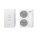 Panasonic, T-cap, H generációs, (KIT-WQC09H3E8) osztott hőszivattyú, 9 kW